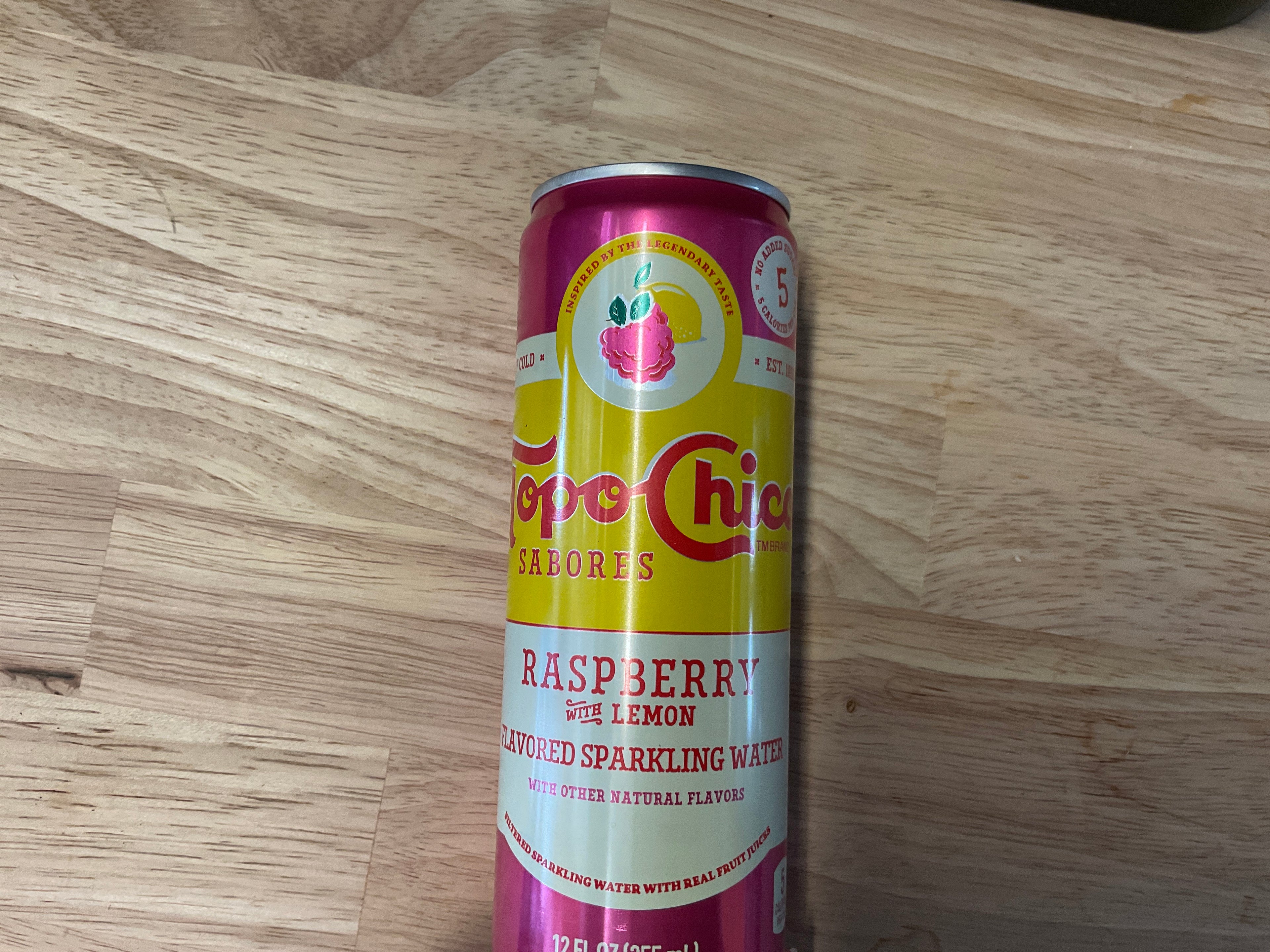 Topo Chico Raspberry lemon