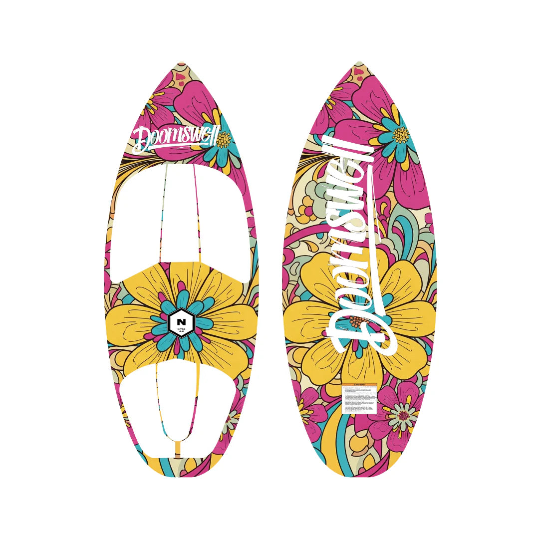 Doomswell Surf Boards Nitro Floral 4’ 6”