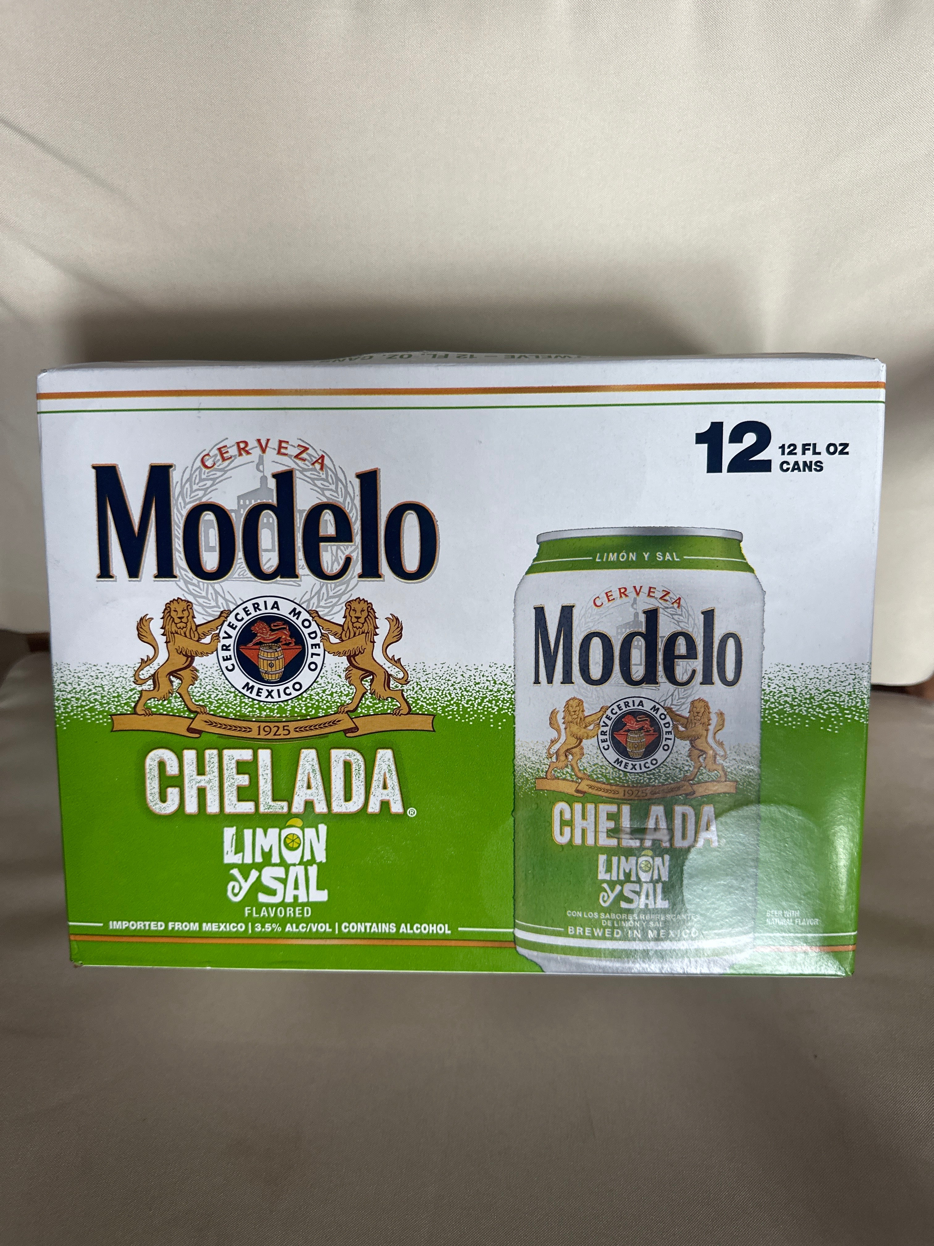 Modelo Chelada Limon 12 pack