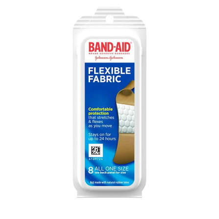 Flexible fabric Band Aid 8 pieces