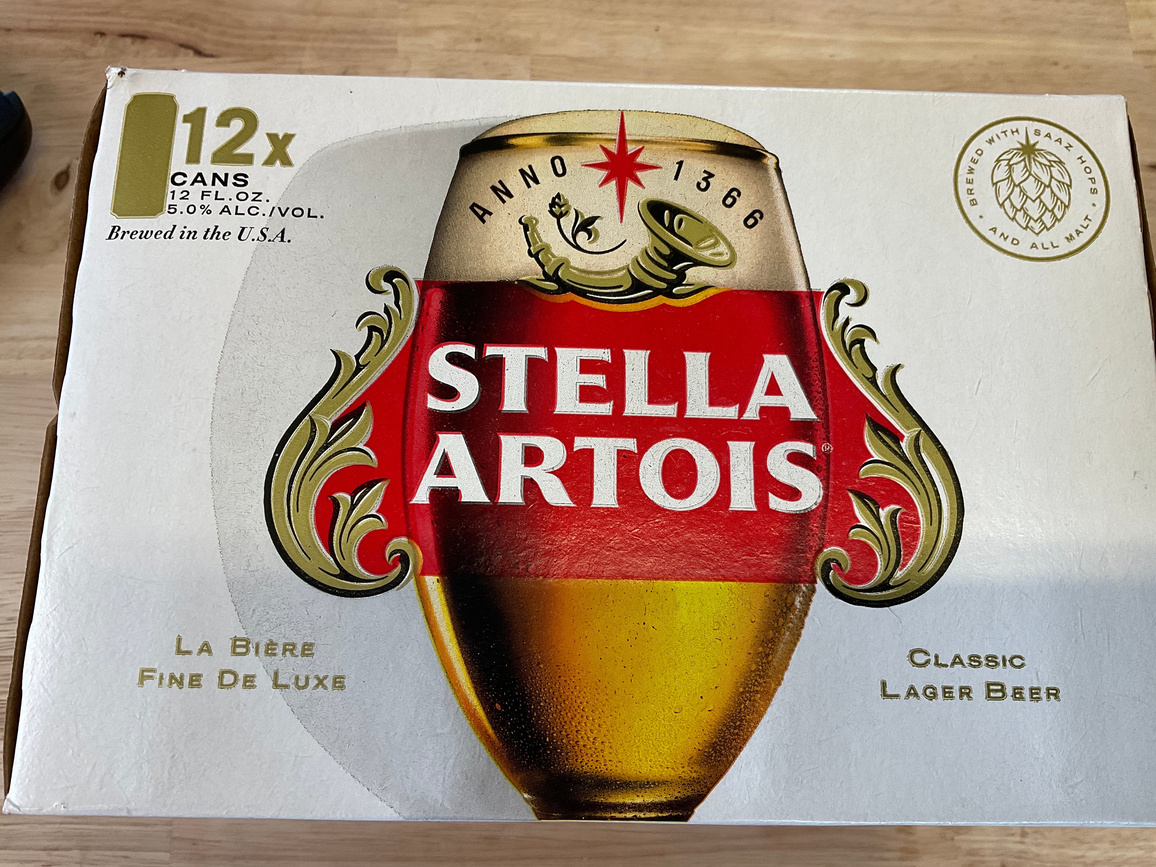 Stella Artois 12 pack