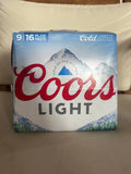 Coors Light Aluminum 16 oz 9 pack