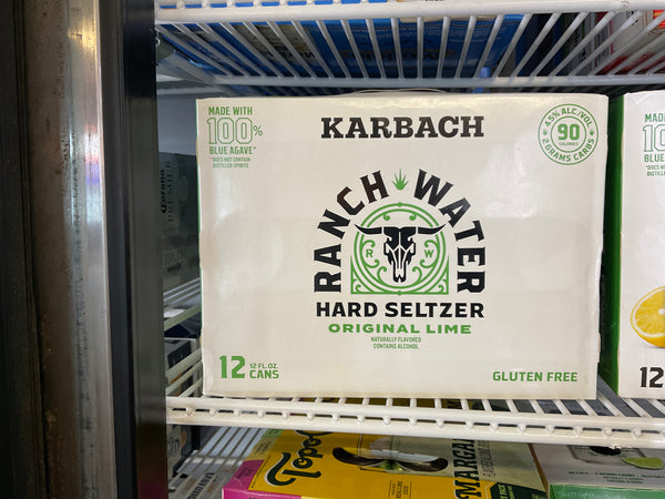 Karbach ranch water original lime 12 pack