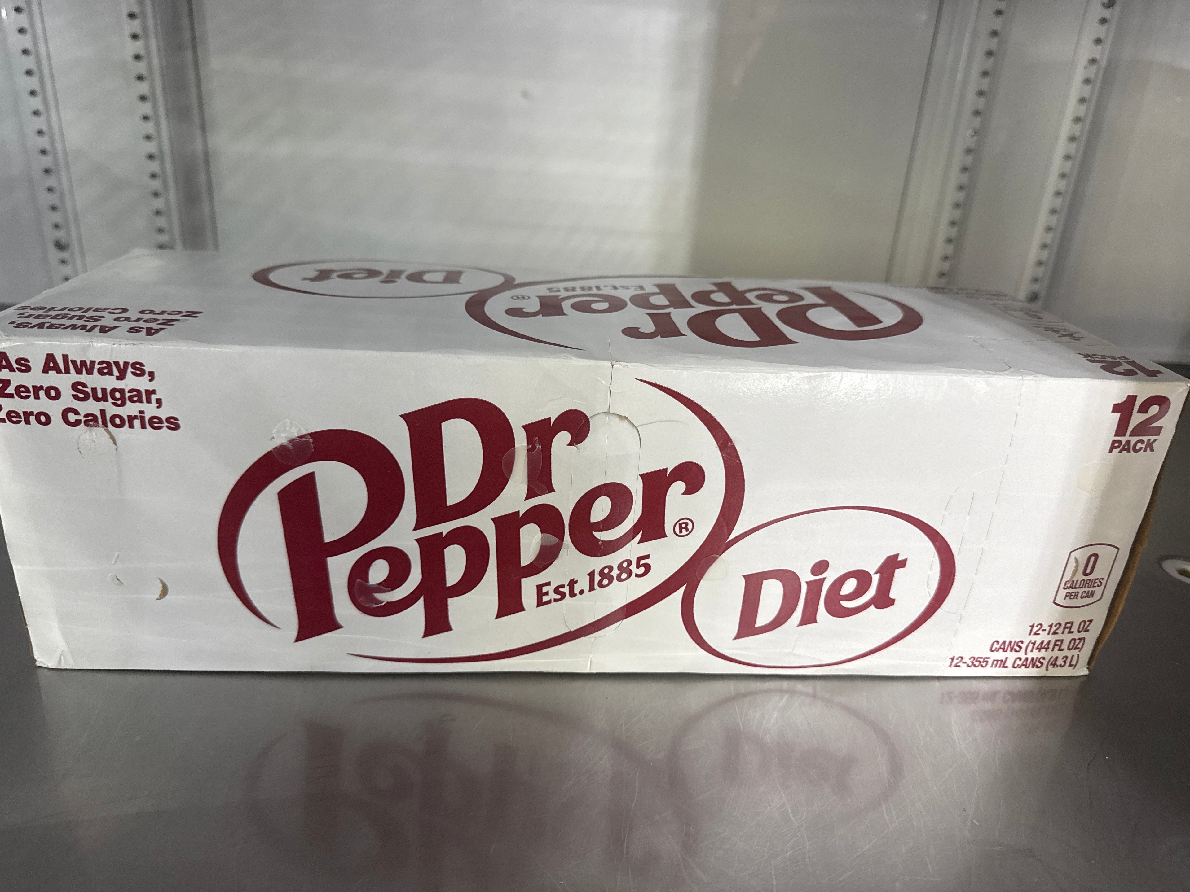 12pk Diet Dr Pepper 12oz
