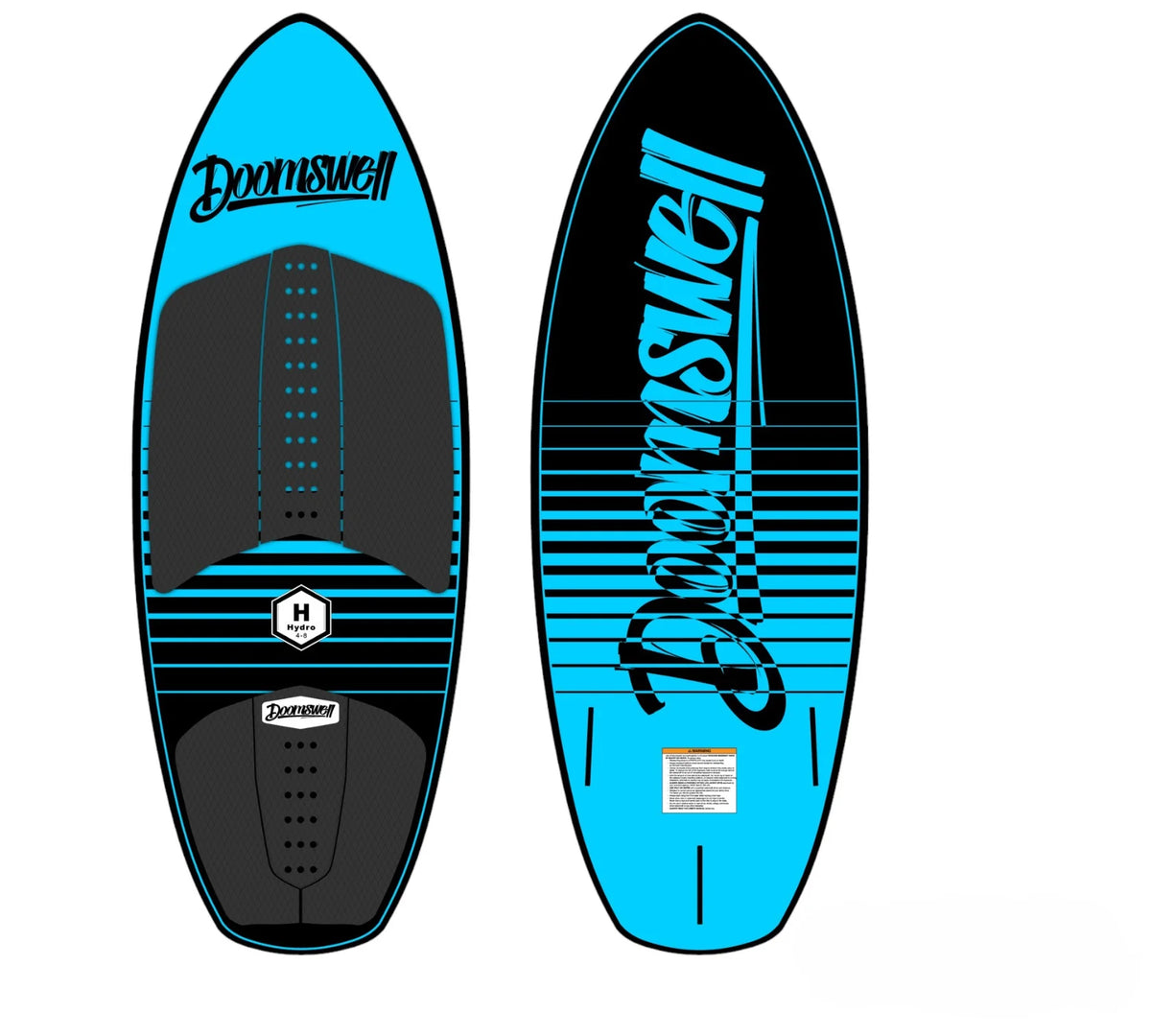 Doomswell Surf Board Hydro Smoke 4’8”