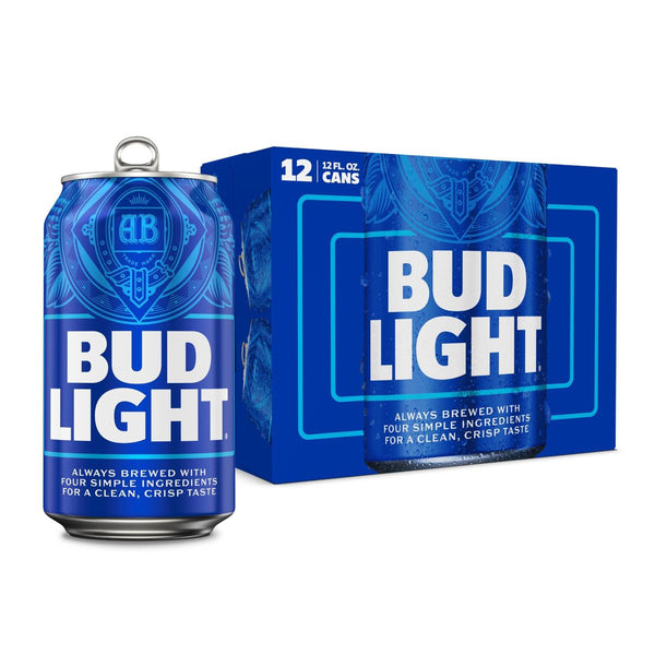 Bud Light 12 pack 12 oz cans product photo