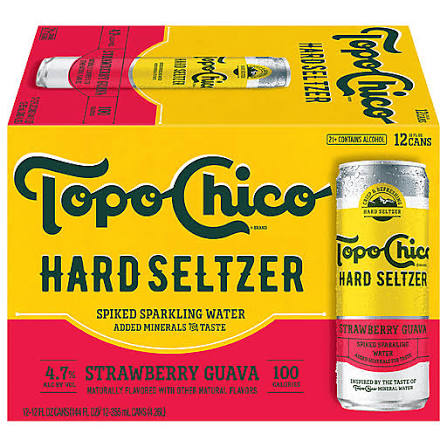 Topo Chico Strawberry Guava 12 pack